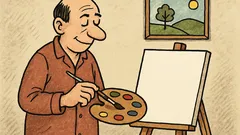 Dowcip: Malarstwo to moja druga pasja...