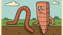 Dowcip: Dżdżownica jest spiczasta, bo...