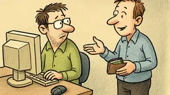 Dowcip: Rozmawia dwóch informatyków o pożyczce