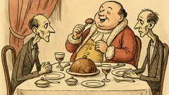 Dowcip: Król Staś karmi chudych literatów...