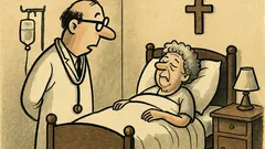 Dowcip: Jagna nie chorowała długo — zmarła