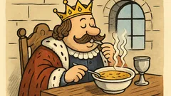 Dowcip: Król Waza lubił zupę…