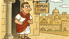 Dowcip: Poncjusz Piłat kuratorem rzymskiej firmy