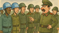 Dowcip: Rosjanie obok wojsk ONZ...