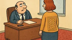 Dowcip: Byłaś u szefa na dywaniku?