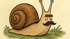Dowcip: Ślimak z grzywką prosi o lustro