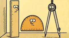 Dowcip: Linijka, kątomierz i cyrkiel...