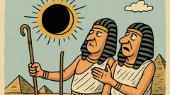 Dowcip: Egipscy kapłani wywołują zaćmienie słońca