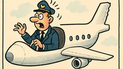 Dowcip: Pilot krzyczy: samolot stracił ogon!