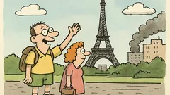 Dowcip: Paryż, taki piękny... aż do czasu, gdy