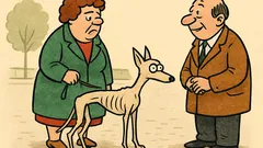 Dowcip: Ten pani piesek taki chudy...