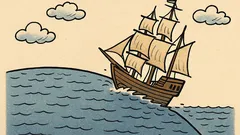 Dowcip: statek dopływa do horyzontu i…