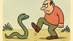 Dowcip: Żeby nie narazić się żmii...