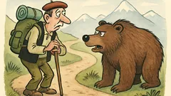 Dowcip: Baco, co robić przy niedźwiedziu?