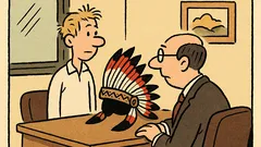 Dowcip: W przyszłości chcę zostać poszukiwaczem skalpów...