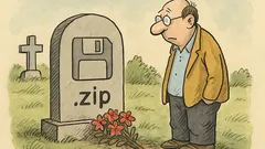 Dowcip: Napis na grobie informatyka…