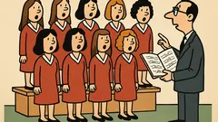 Dowcip: W naszej szkole jest chór mieszany