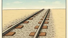 Dowcip: Linie równoległe mają wiele wspólnego...