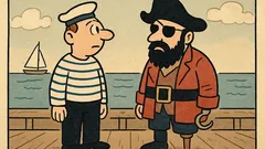 Dowcip: Marynarz z jednym okiem…