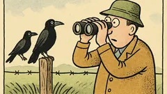 Dowcip: Dopiero na wycieczce odróżniłem wronę