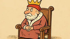 Dowcip: Król nosi czapkę, a nie koronę