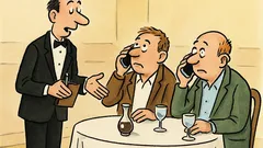 Dowcip: W restauracji kelner do dwóch panów