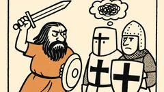 Dowcip: Jurand nie rzucił się na Krzyżaków...