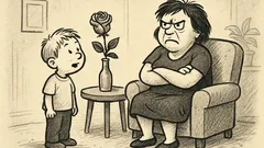 Dowcip: Synek pyta: Czemu ciocia Róża?