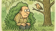 Dowcip: Kryje się w zaroślach, a tu...