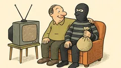 Dowcip: Telewizja to złodziej czasu...